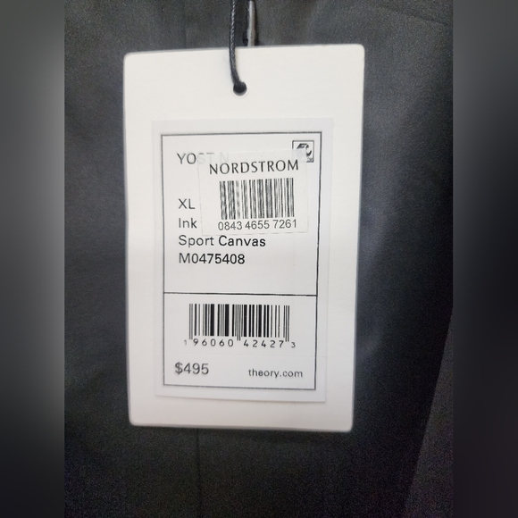 Theory NWT! Yost N Ink Sport Canvas Jacket/ Field Jacket/ Windbreaker - Picture 13 of 13